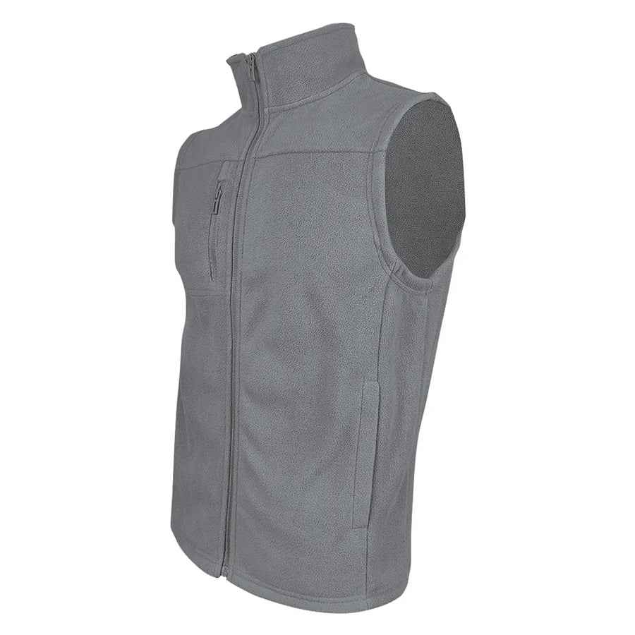 Chaleco Sin Mangas Micropolar Liso Chilla Hombre