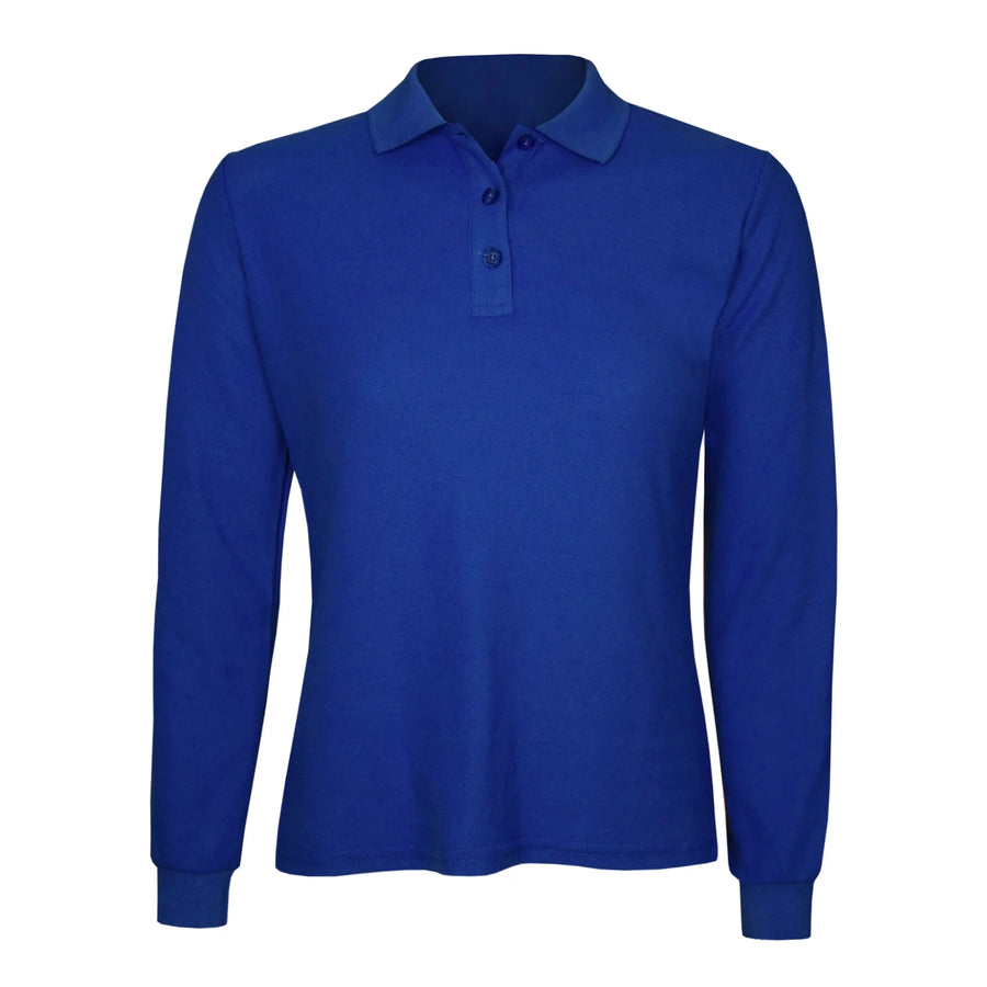 Polera Algodón Pique Manga Larga Velox Mujer
