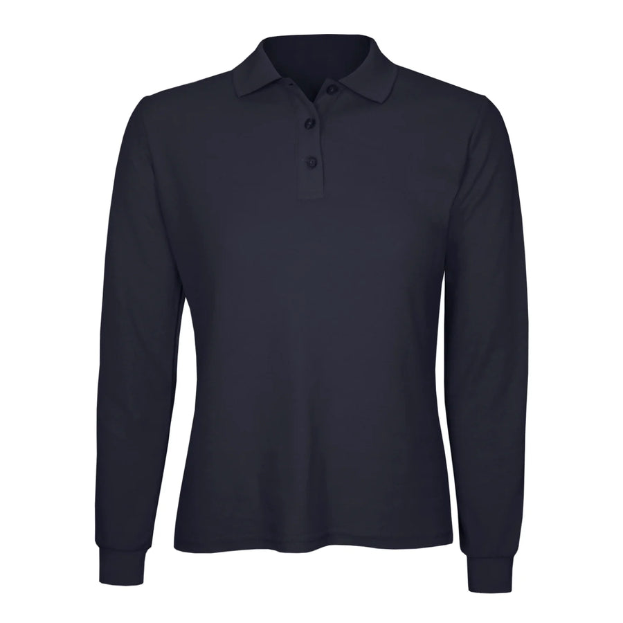 Polera Algodón Pique Manga Larga Velox Mujer