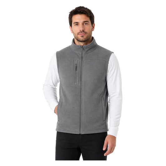 Chaleco Sin Mangas Micropolar Liso Chilla Hombre
