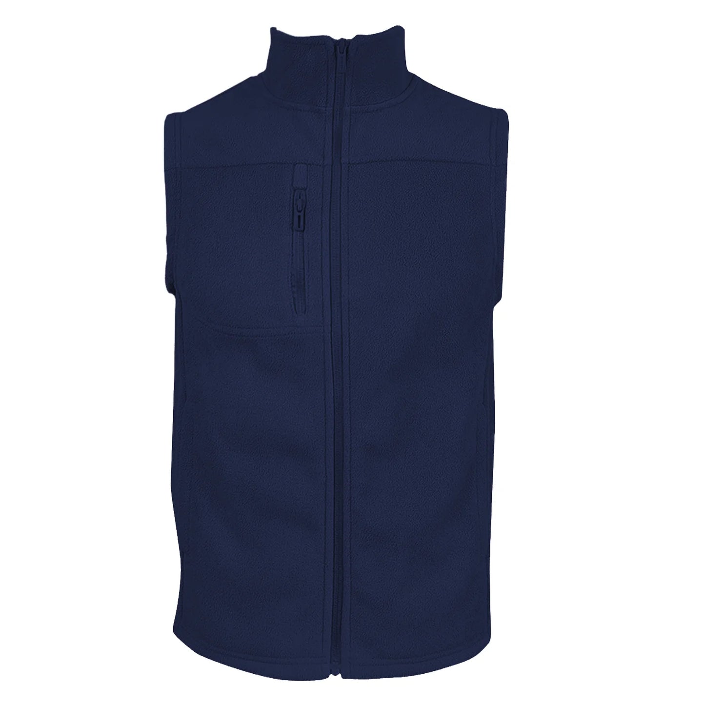 Chaleco Sin Mangas Micropolar Liso Chilla Hombre