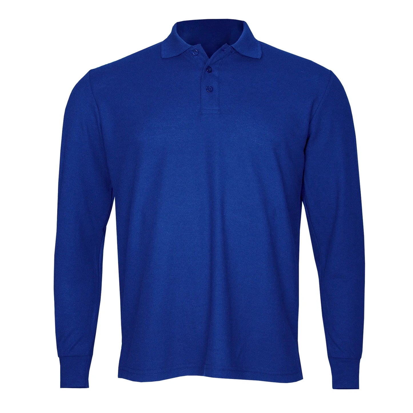 Polera Algodón Pique Manga Larga Velox Hombre