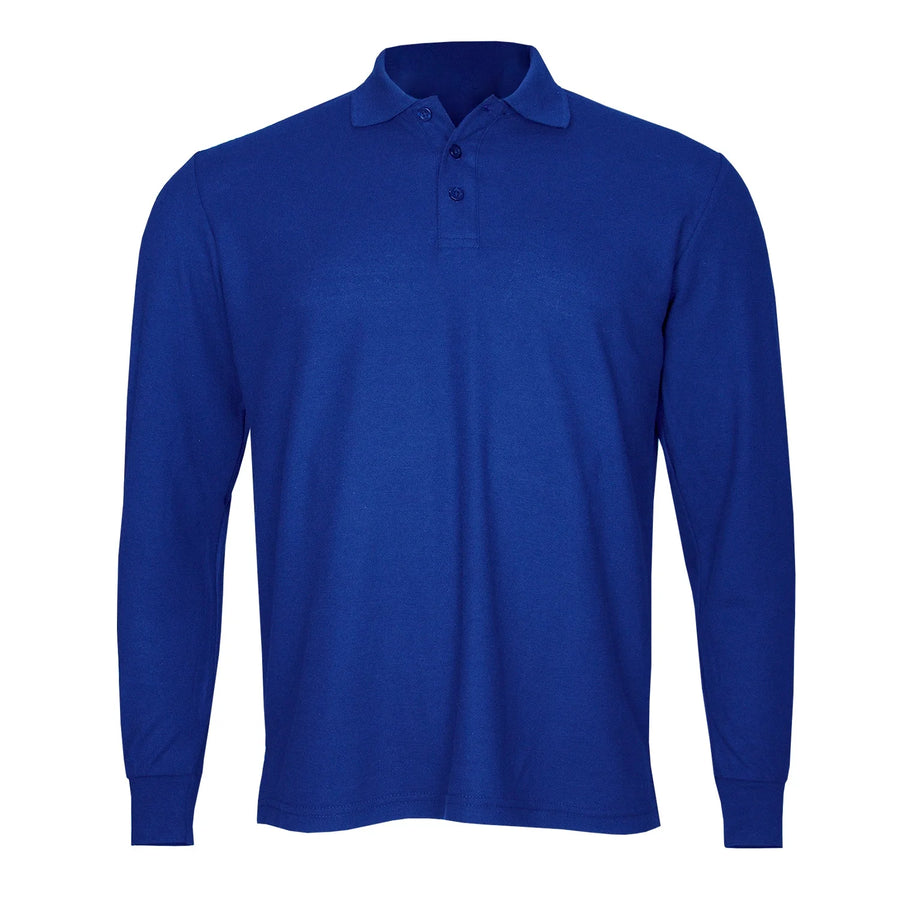 Polera Algodón Pique Manga Larga Velox Hombre