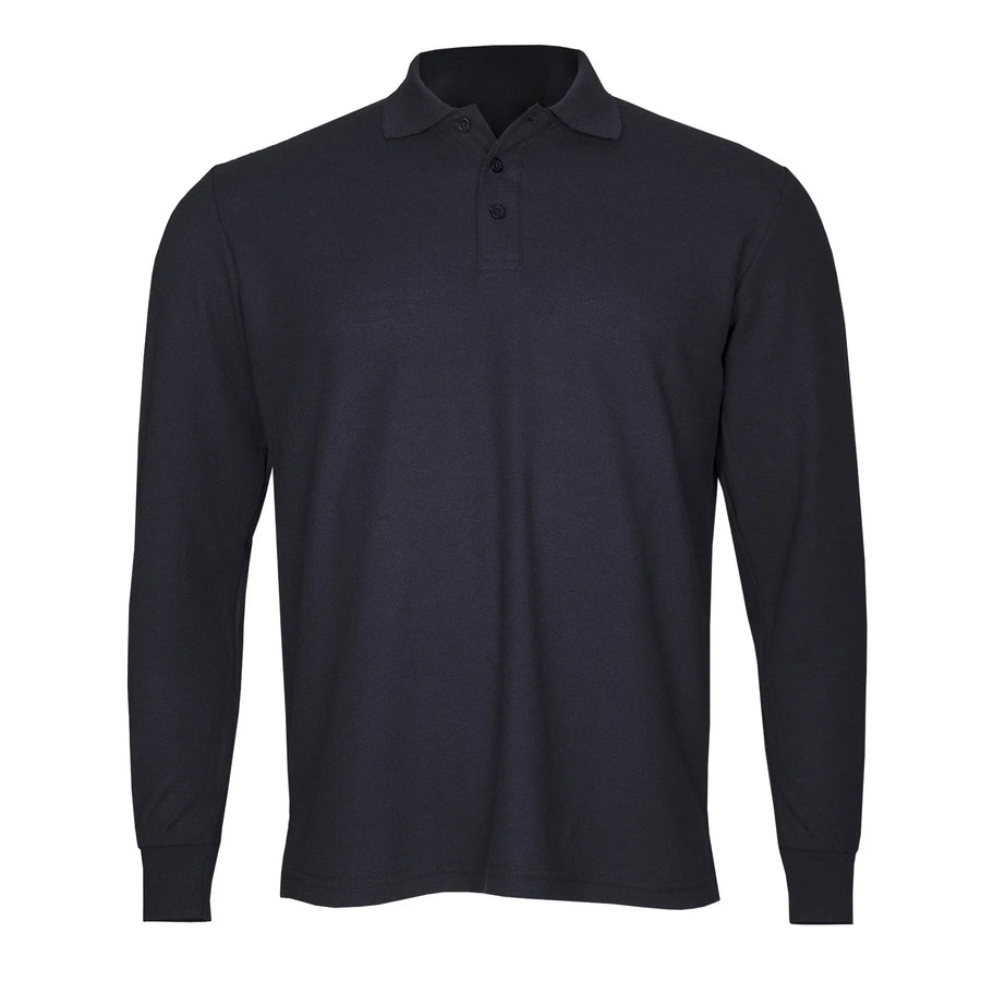 Polera Algodón Pique Manga Larga Velox Hombre