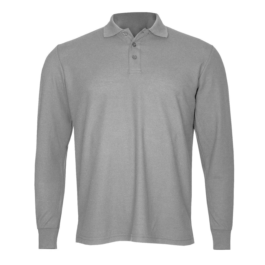 Polera Algodón Pique Manga Larga Velox Hombre