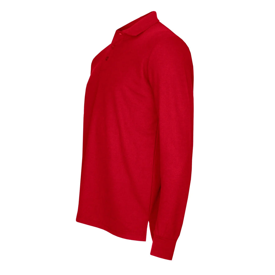 Polera Algodón Pique Manga Larga Velox Hombre