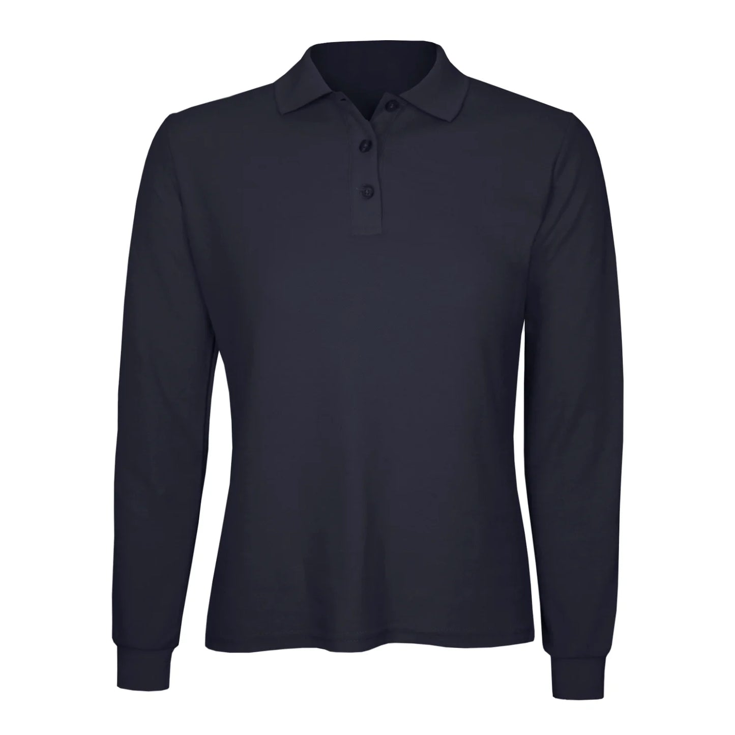 Polera Algodón Pique Manga Larga Velox Mujer