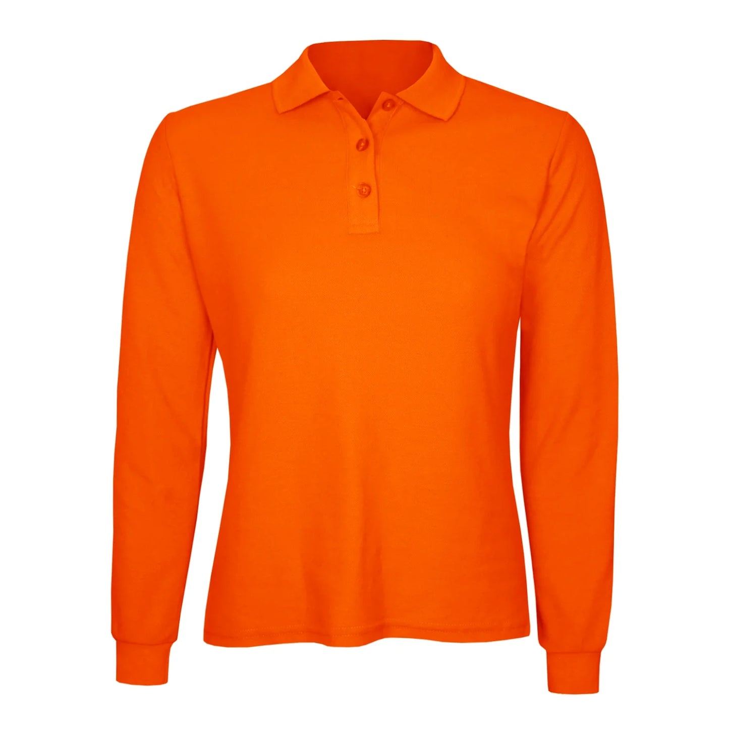 Polera Algodón Pique Manga Larga Velox Mujer