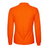 Polera Algodón Pique Manga Larga Velox Mujer
