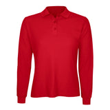 Polera Algodón Pique Manga Larga Velox Mujer