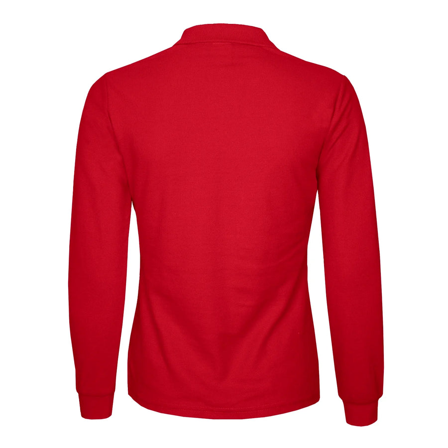 Polera Algodón Pique Manga Larga Velox Mujer