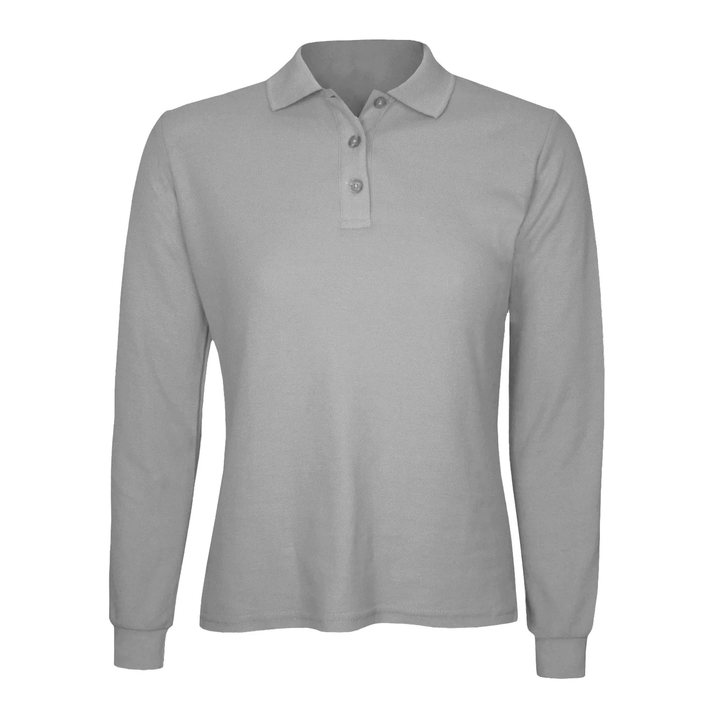 Polera Algodón Pique Manga Larga Velox Mujer