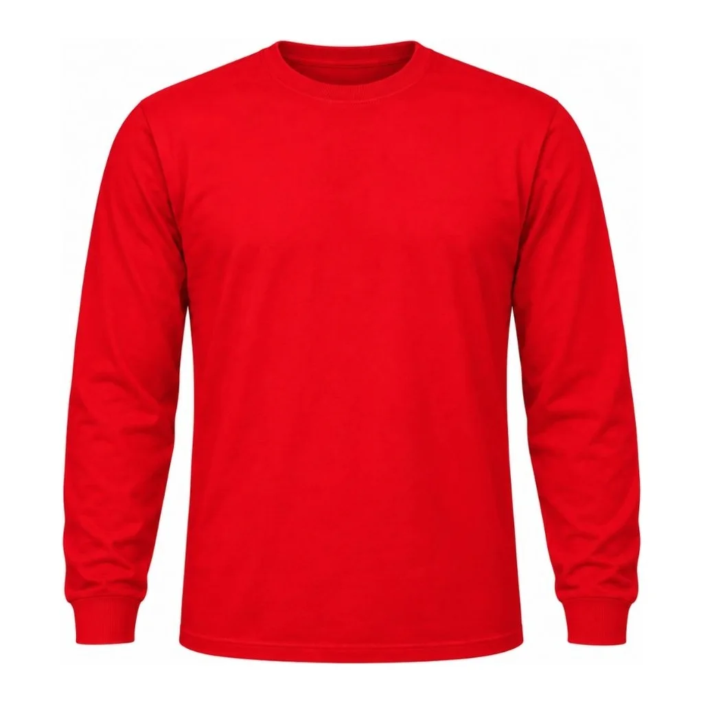 POLERA MANGA LARGA en color Rojo