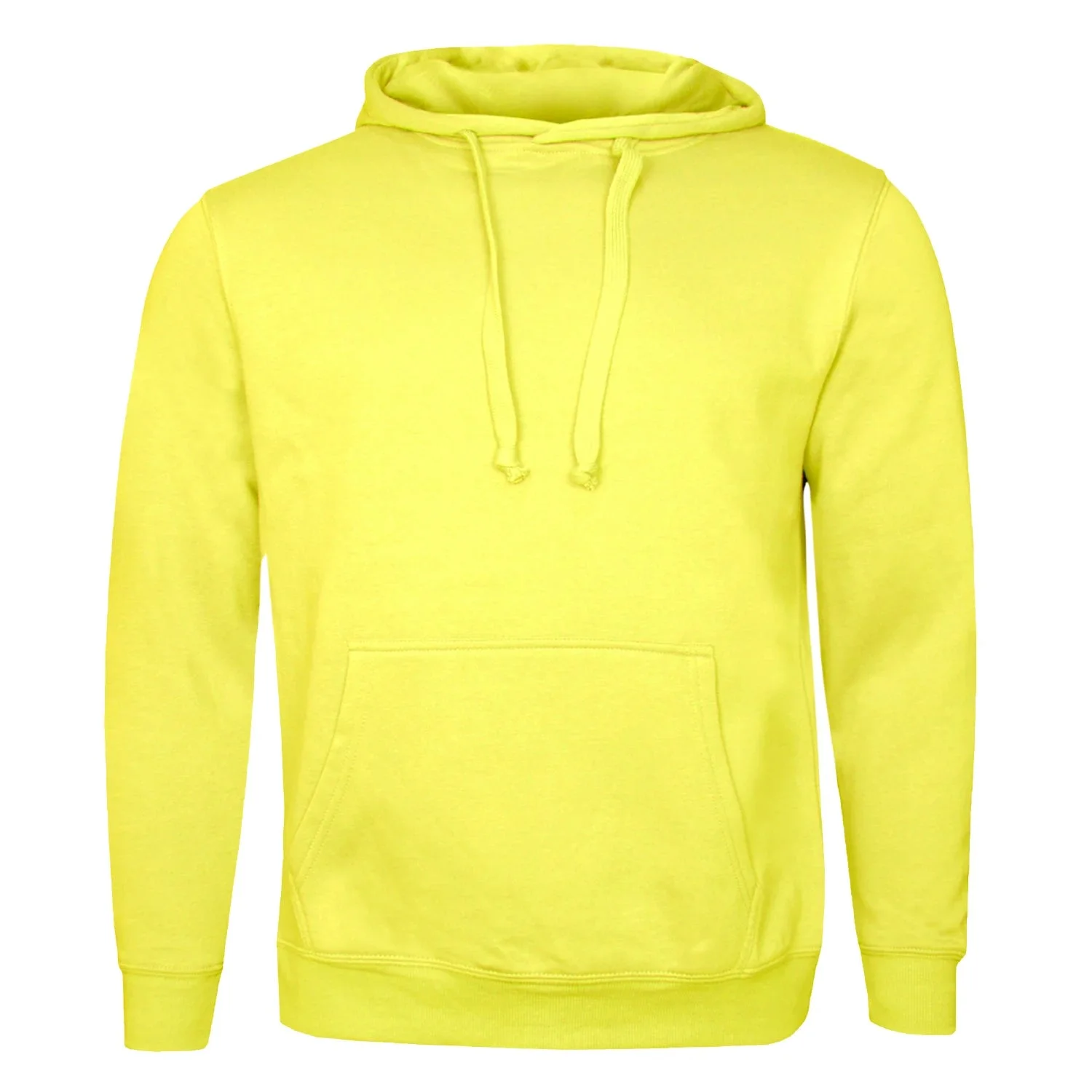 POLERON CANGURO TERRY UNISEX en color Amarillo