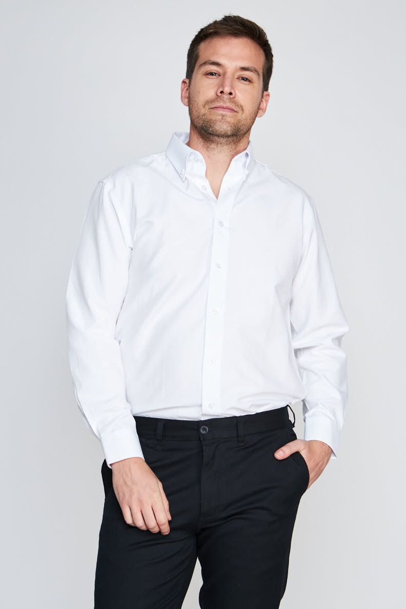 CAMISA OXFORD en color Azul