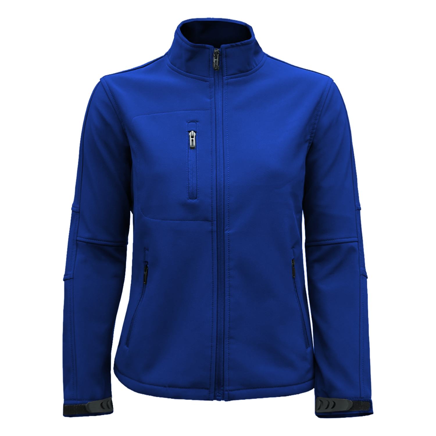 CHAQUETA SOFTSHELL CLASICA MUJER en color Azul Francia