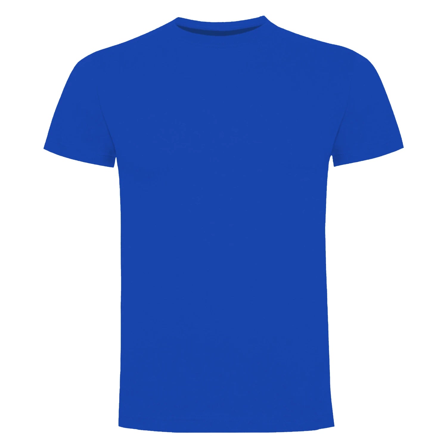 POLERA CUELLO REDONDO HOMBRE en color Azul Francia